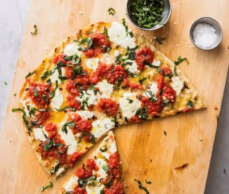 Grilled pizza