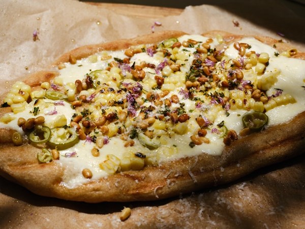 Grilled pizza