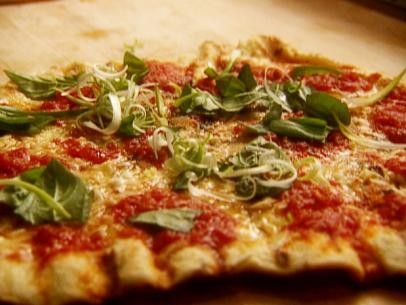 Grilled pizza Margarita