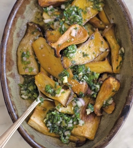 Grilled porcini