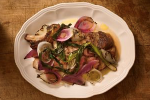 Grilled pork chop