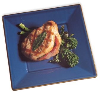 Grilled pork chop "calzones"