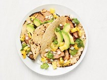 Grilled pork tacos with pineapple 