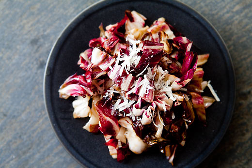 Grilled radicchio salad