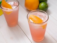 Grilled rambutan cocktail