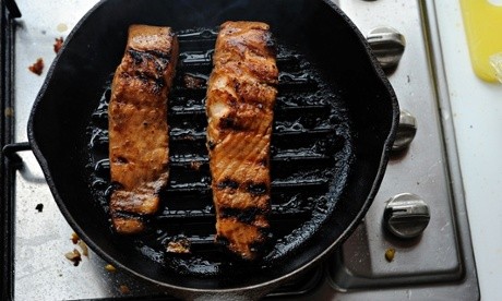 Grilled salmon