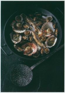 Grilled seafood (Frutti di mare gratinati)