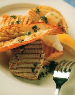 Grilled seafood salad