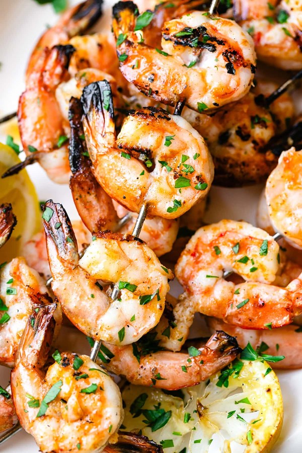 Grilled shrimp