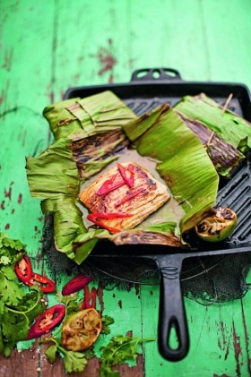 Grilled skate wing
