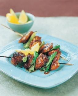 Grilled skewered chicken (Yakitori)