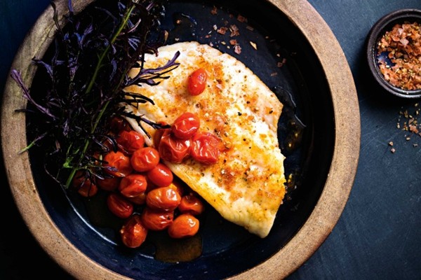 Grilled snapper with spiced Cajun salt