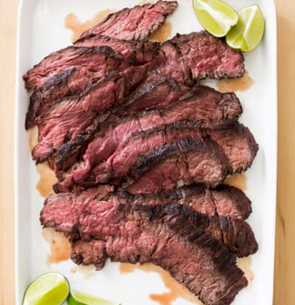 Grilled steak tips