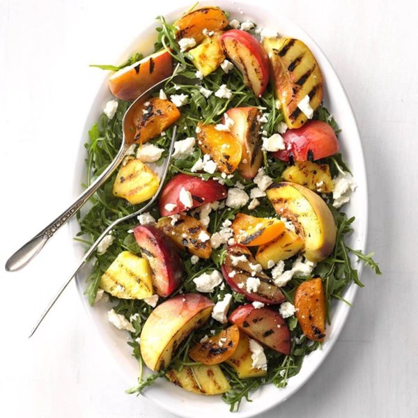 Grilled stone fruit salad