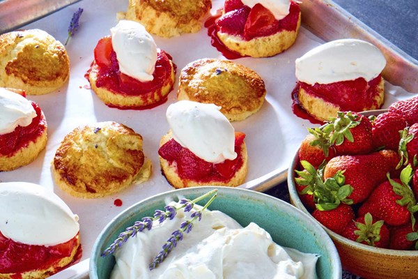 Grilled strawberry shortcakes [Devin Finigan]