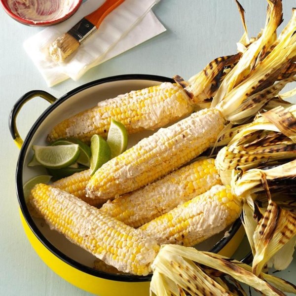 Grilled street corn