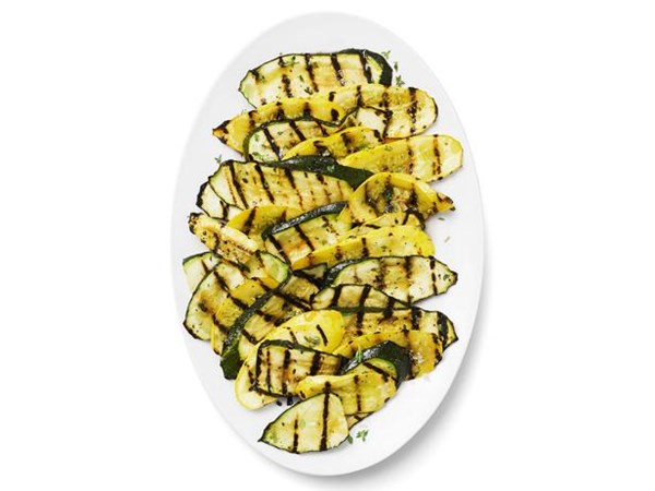 Grilled summer squash 