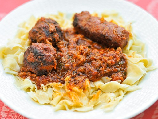 Grilled Sunday gravy