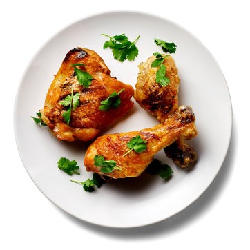 Grilled Tandoori-style chicken