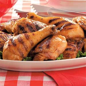 Grilled thighs and drumsticks 