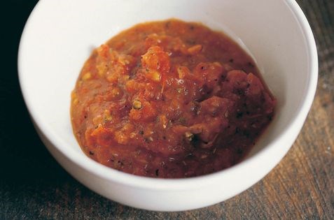 Grilled tomato sauce