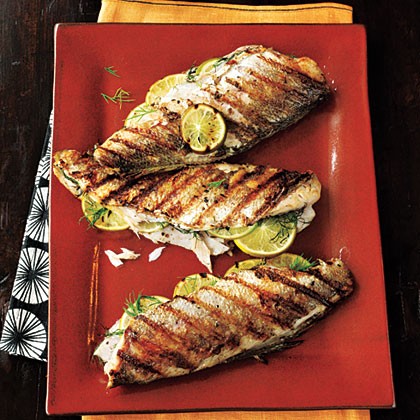 Grilled trout