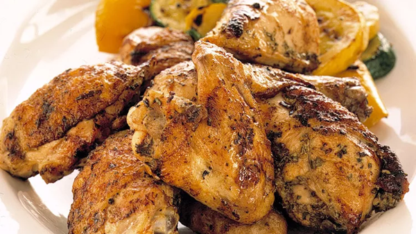 Grilled Tuscan chicken with rosemary and lemon