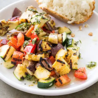 Grilled vegetable ratatouille