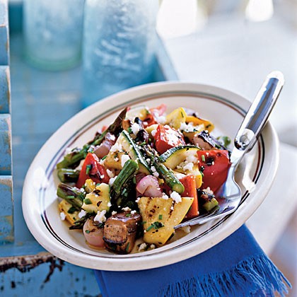 Grilled vegetable salad