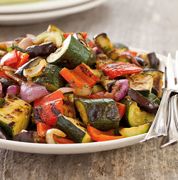 Grilled vegetable salad