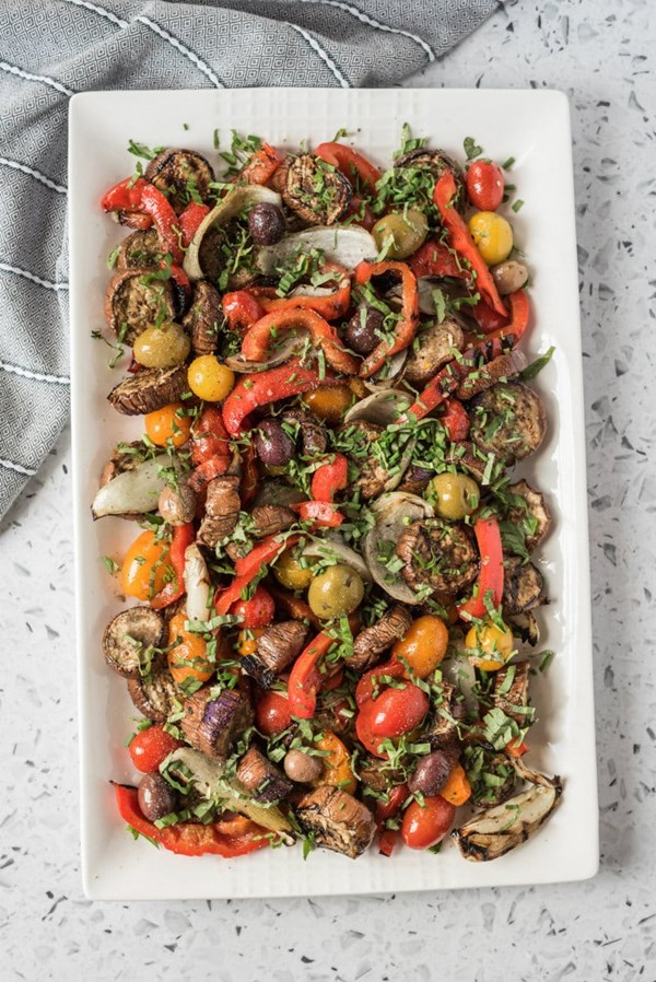 Grilled vegetable salad