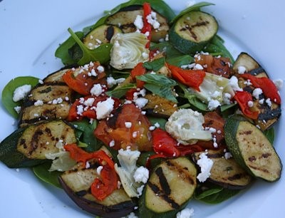Grilled vegetable salad