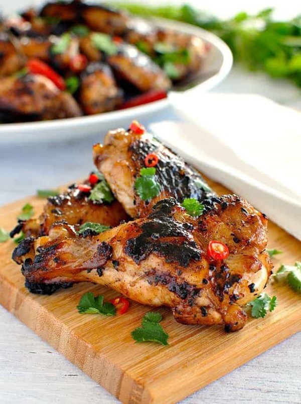 Grilled Vietnamese chicken wings