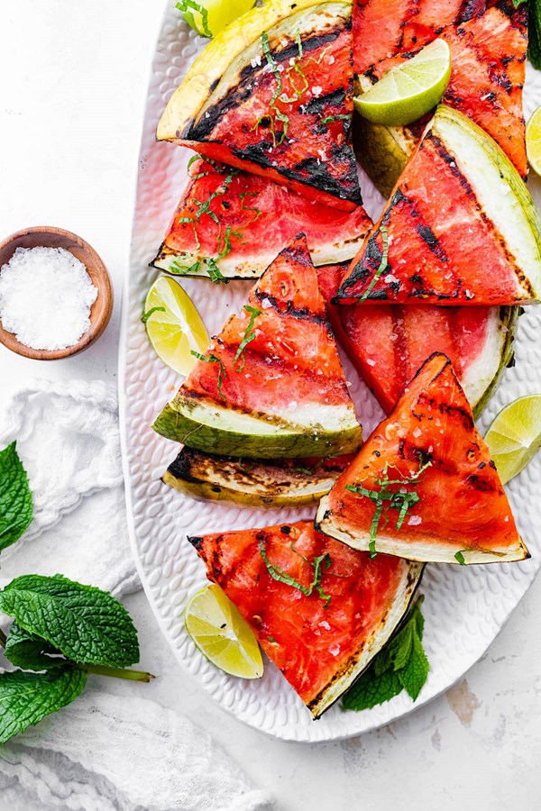 Grilled watermelon