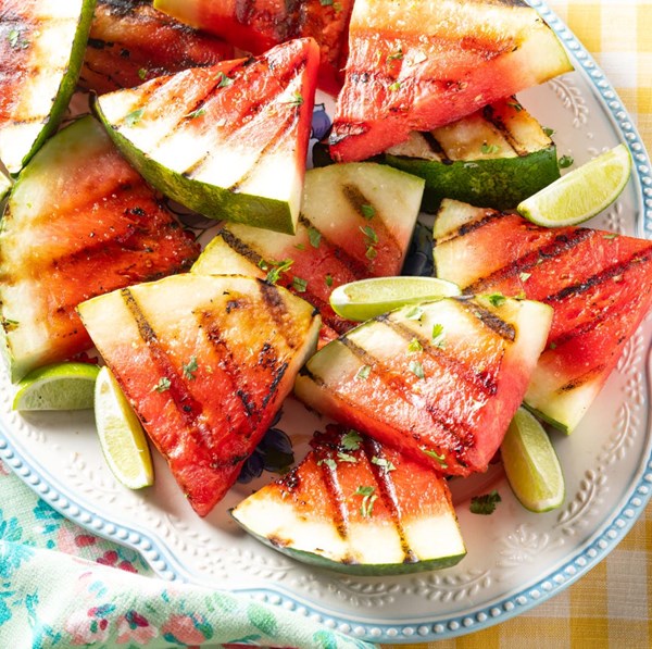 Grilled watermelon