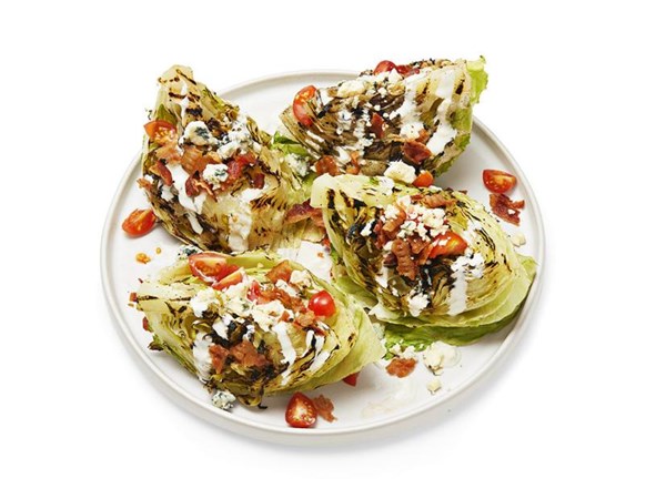 Grilled wedge salad