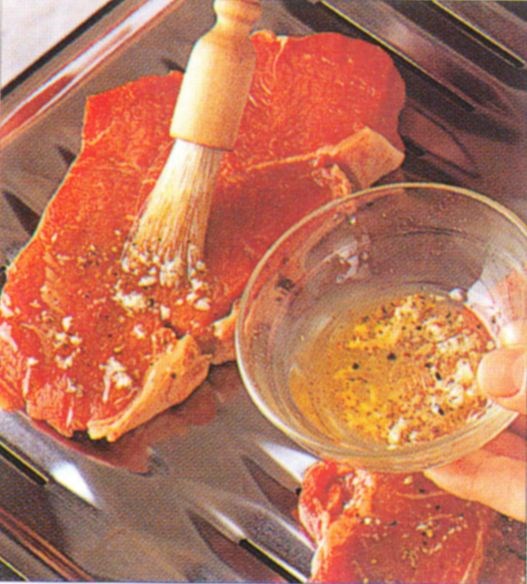 Grilling beef steaks
