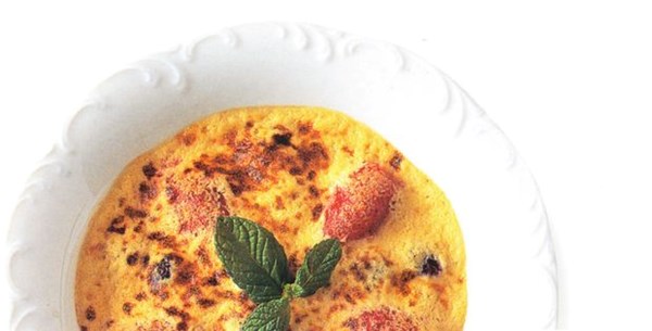 Grilling fruit en sabayon