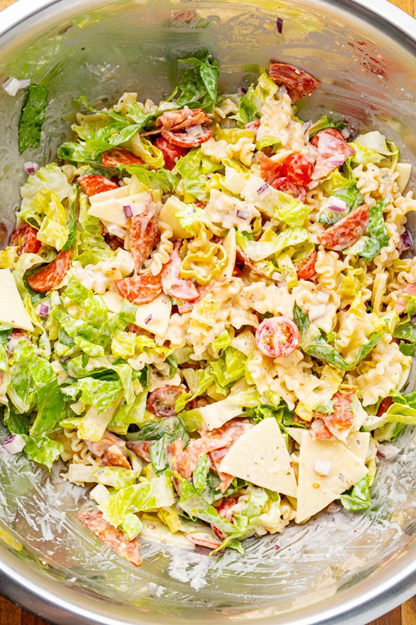 Grinder pasta salad