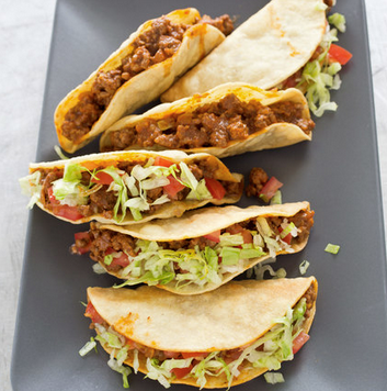 Ground beef tacos