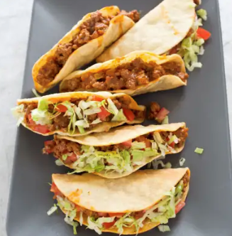 Ground beef tacos
