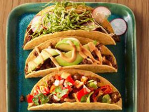 Ground beef tacos