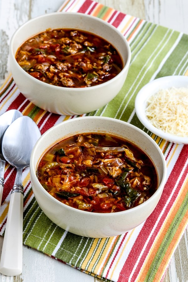Ground beef vegetable soup