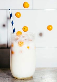Ground cherry floats