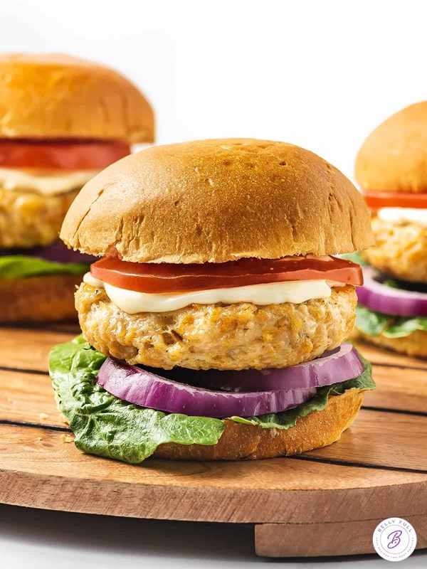 Ground chicken burgers