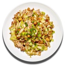 Ground pork and peanuts