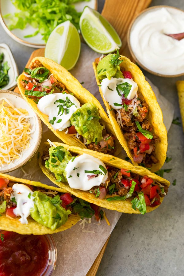 Ground turkey tacos