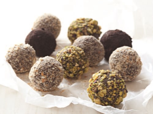 Grown-up chocolate bourbon balls