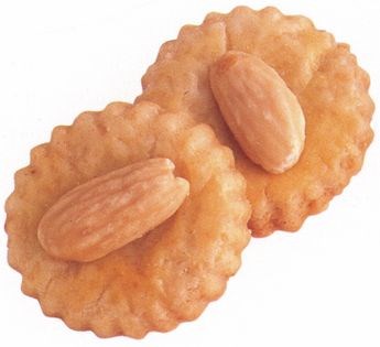 Gruyère and almond rosettes