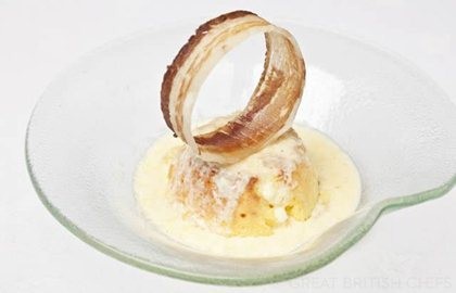 Gruyère and bacon soufflé